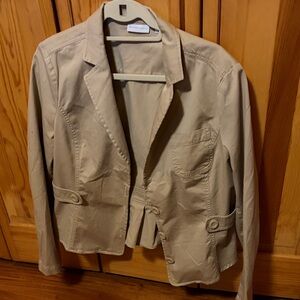 New York & Company Beige Blazer